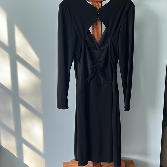 Kay Unger New York Black Dress Size 8 - Picture 3 of 7